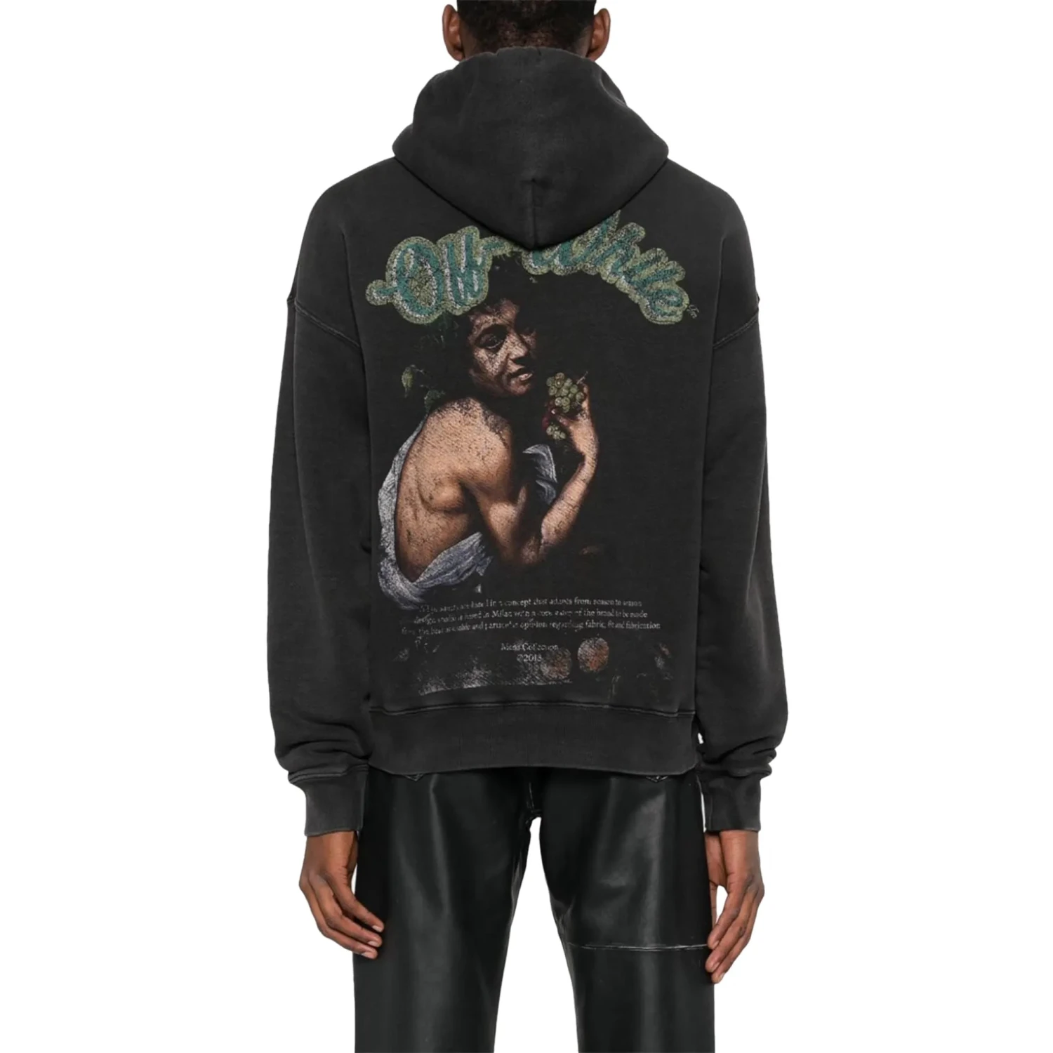 Off-White Bacchus Skate Black Hoodie 2 Off-White Bacchus Skate Black Hoodie - Image 2