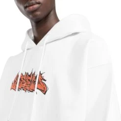 Off-White Graffiti Skate White Orange Hoodie -Creps Lockers off white graffiti skate white orange hoodie ombb085s22fle0070120 crepslocker model