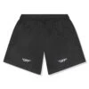 Off-White Logo Print Black Swim Shorts