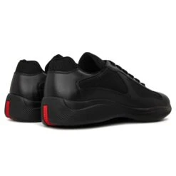 Prada Americas Cup Black Sneaker 6 Prada Americas Cup Black Sneaker -Creps Lockers prada americas cup black sneaker back side