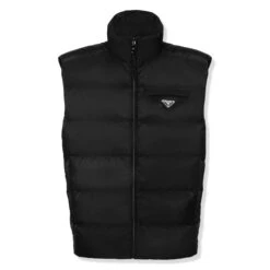 Prada Padded Re-Nylon Black Gilet