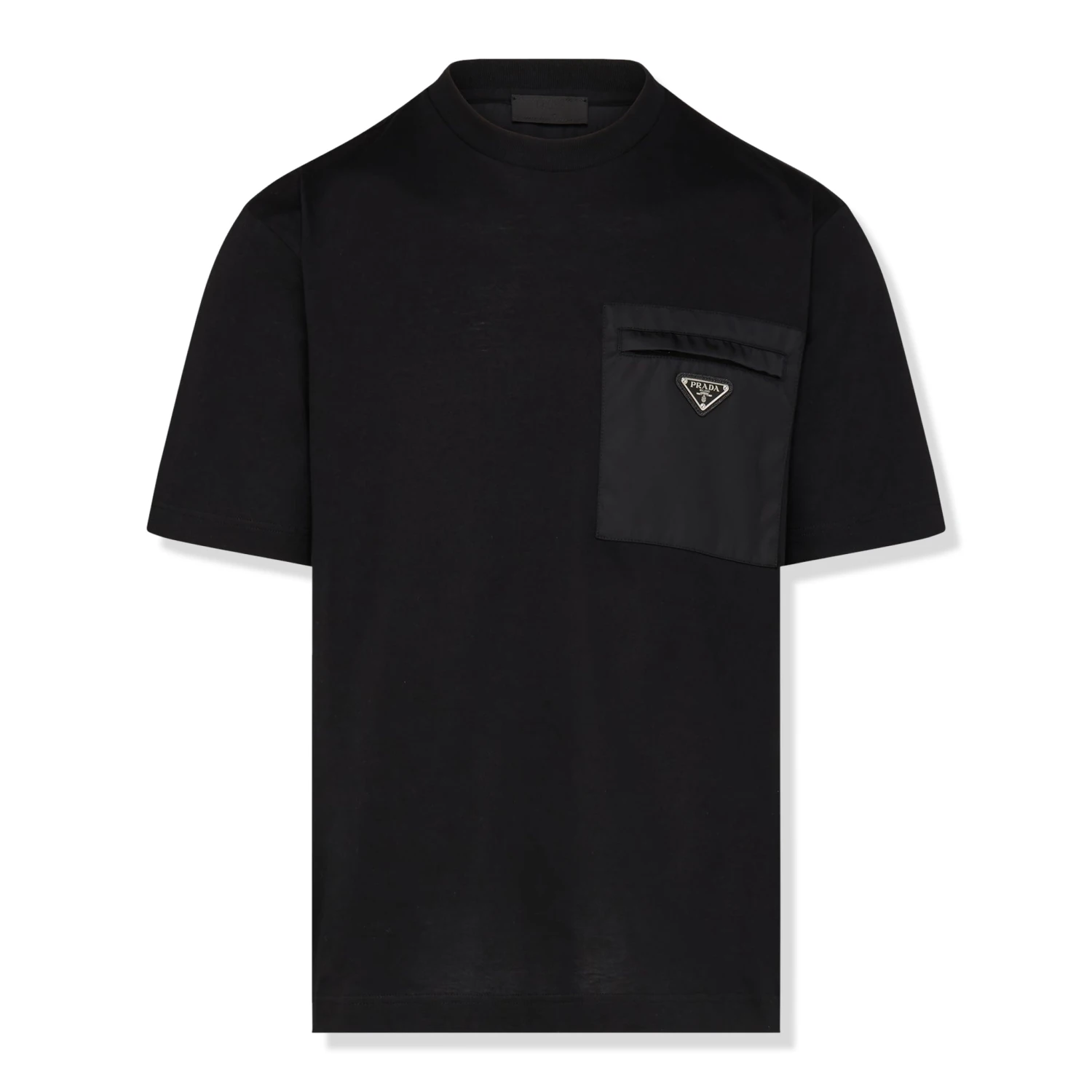 Prada Pocket Re-Nylon Black T Shirt 1 Prada Pocket Re-Nylon Black T Shirt
