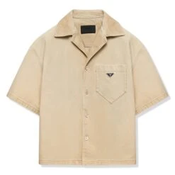 Prada Worn Bull Denim S/S Shirt