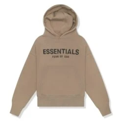 Preloved - Fear Of God Essentials Kids Taupe Hoodie