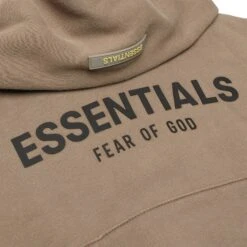 Preloved - Fear Of God Essentials Kids Taupe Hoodie 5 Preloved - Fear Of God Essentials Kids Taupe Hoodie -Creps Lockers preloved fear of god essentials kids taupe hoodie logo