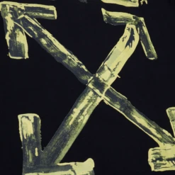 Preloved - Off-White Acrylic Arrows Black Multi-Strings Hoodie -Creps Lockers preloved off white acrylic arrows black multi strings hoodie detail bacj