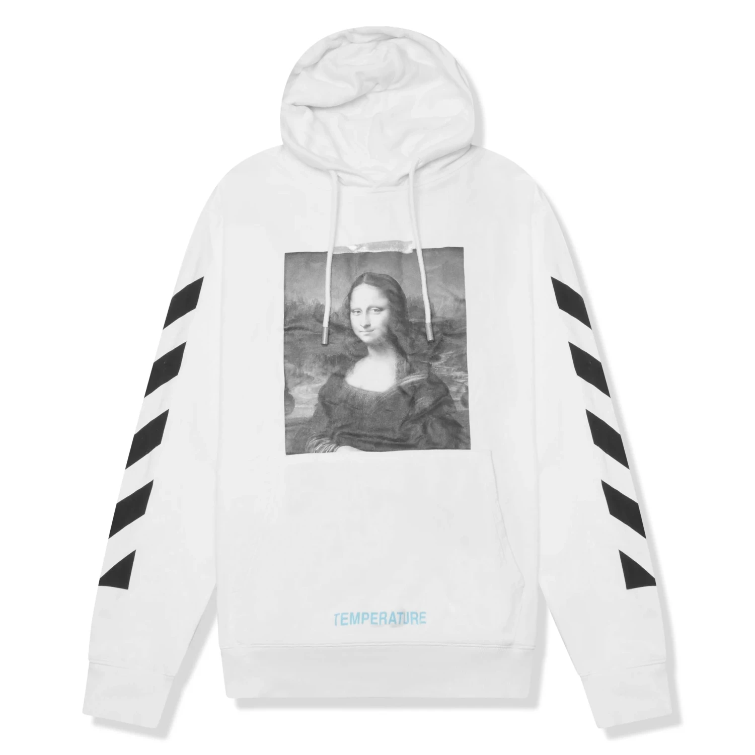 Preloved - Off-White Mona Lisa White Black Grey Hoodie 1 Preloved - Off-White Mona Lisa White Black Grey Hoodie