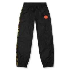 Preloved - Off-White Nylon Side Stripe Black Yellow Track Pants