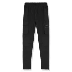 Represent 247 Black Cargo Pants