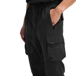 Represent 247 Black Cargo Pants -Creps Lockers represent 247 black cargo pants pocket