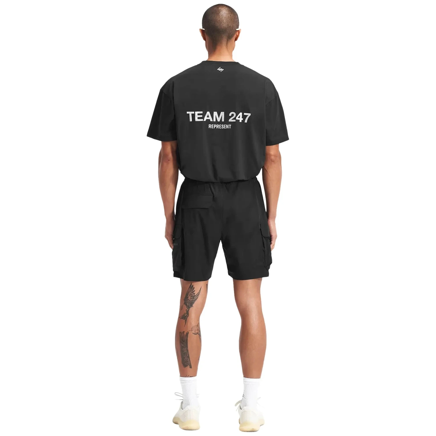Represent 247 Black Shorts 6 Represent 247 Black Shorts - Image 6