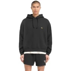 Represent 247 On His Shoulders Boxy Off Black Hoodie -Creps Lockers represent 247 on his shoulders boxy off black hoodie 247m475 171 front detail