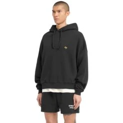 Represent 247 On His Shoulders Boxy Off Black Hoodie -Creps Lockers represent 247 on his shoulders boxy off black hoodie 247m475 171 side detail