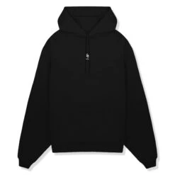 Represent 247 Oversized Jet Black Hoodie