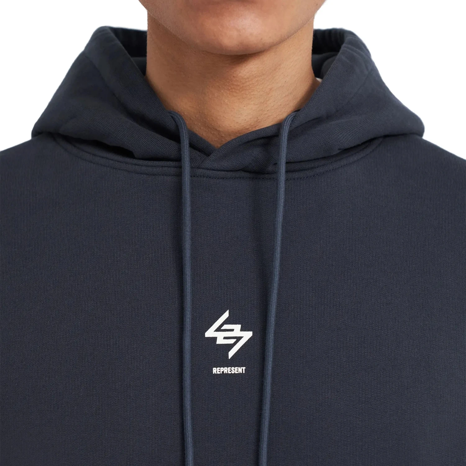 Represent 247 Oversized Navy Blue Hoodie 7 Represent 247 Oversized Navy Blue Hoodie - Image 7