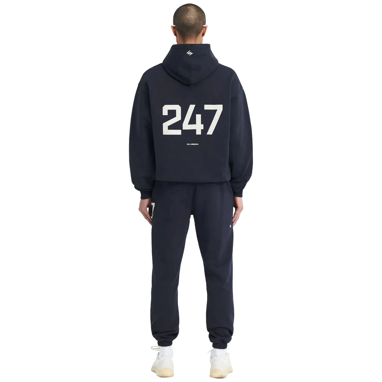 Represent 247 Oversized Navy Blue Hoodie 9 Represent 247 Oversized Navy Blue Hoodie - Image 9