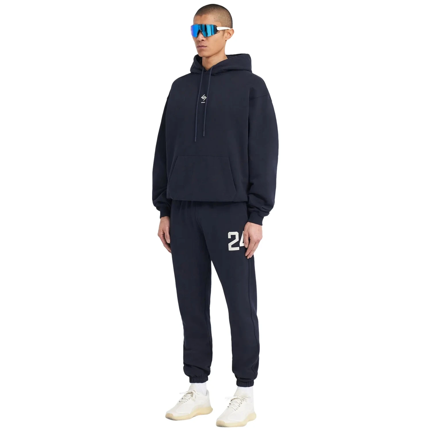 Represent 247 Oversized Navy Blue Hoodie 5 Represent 247 Oversized Navy Blue Hoodie - Image 5