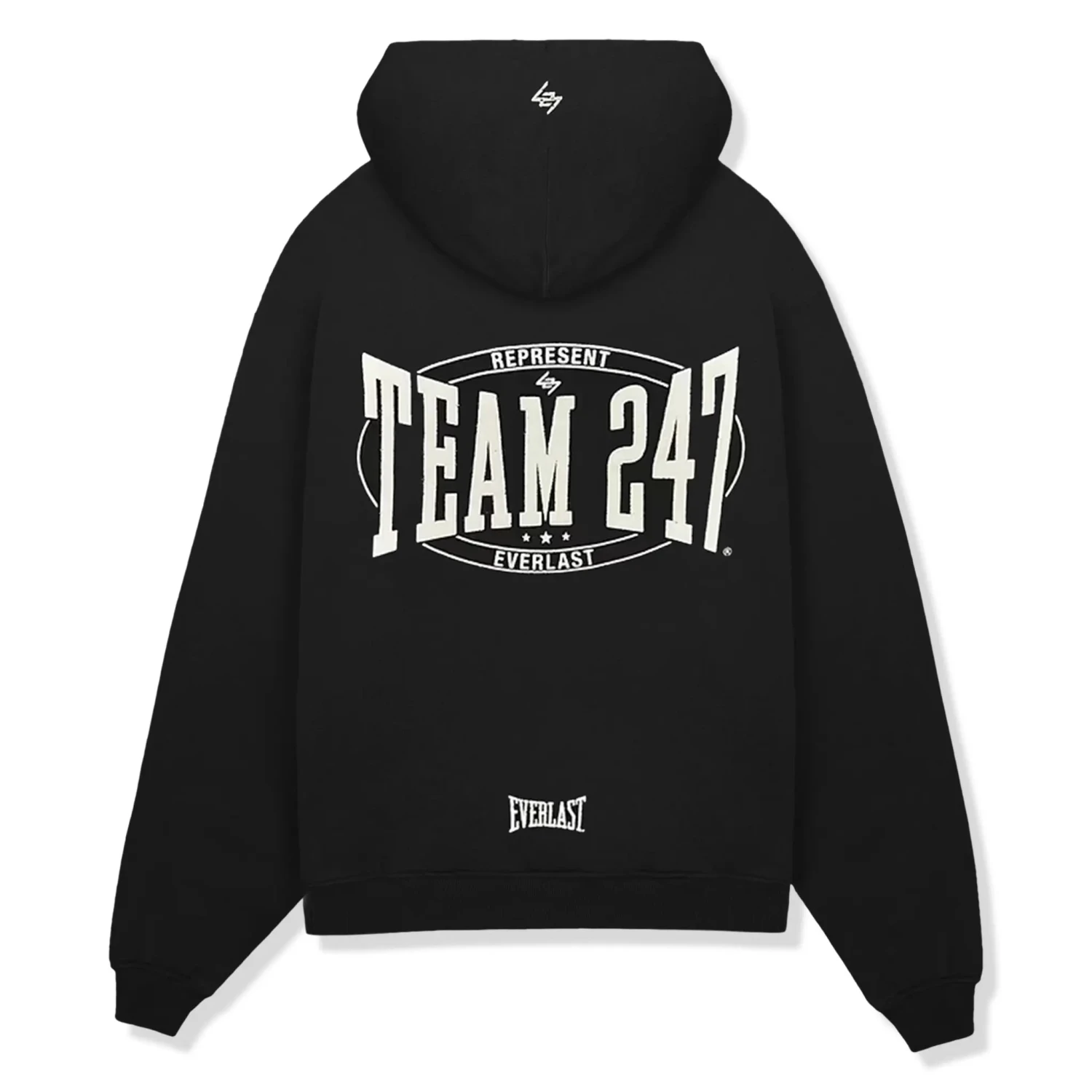 Represent 247 X Everlast Training Camp Boxy Off Black Hoodie 8 Represent 247 X Everlast Training Camp Boxy Off Black Hoodie - Image 8