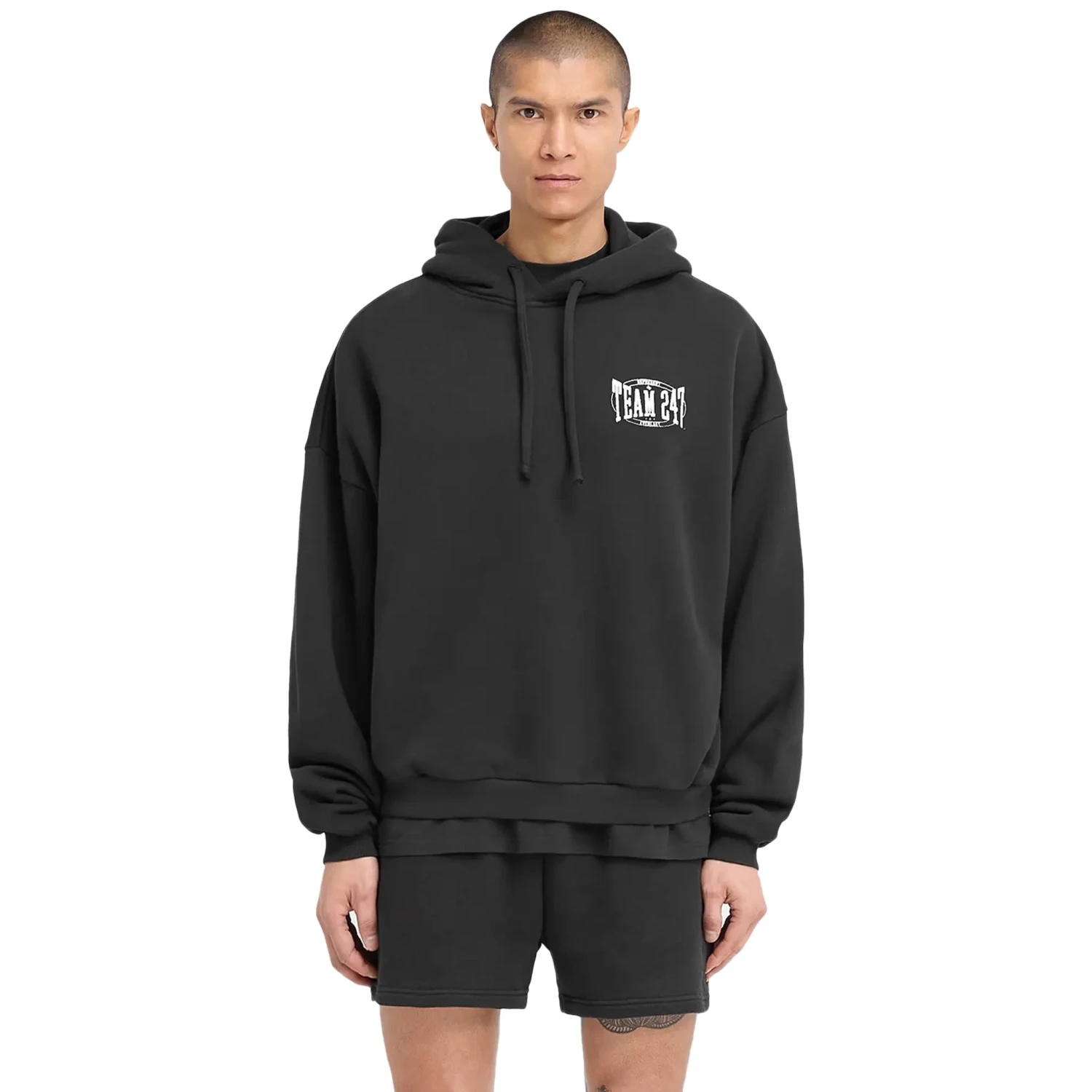 Represent 247 X Everlast Training Camp Boxy Off Black Hoodie 3 Represent 247 X Everlast Training Camp Boxy Off Black Hoodie - Image 3