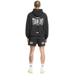 Represent 247 X Everlast Training Camp Boxy Off Black Hoodie 12 Represent 247 X Everlast Training Camp Boxy Off Black Hoodie -Creps Lockers represent 247 x everlast training camp boxy off black hoodie 247m4102 171 model back