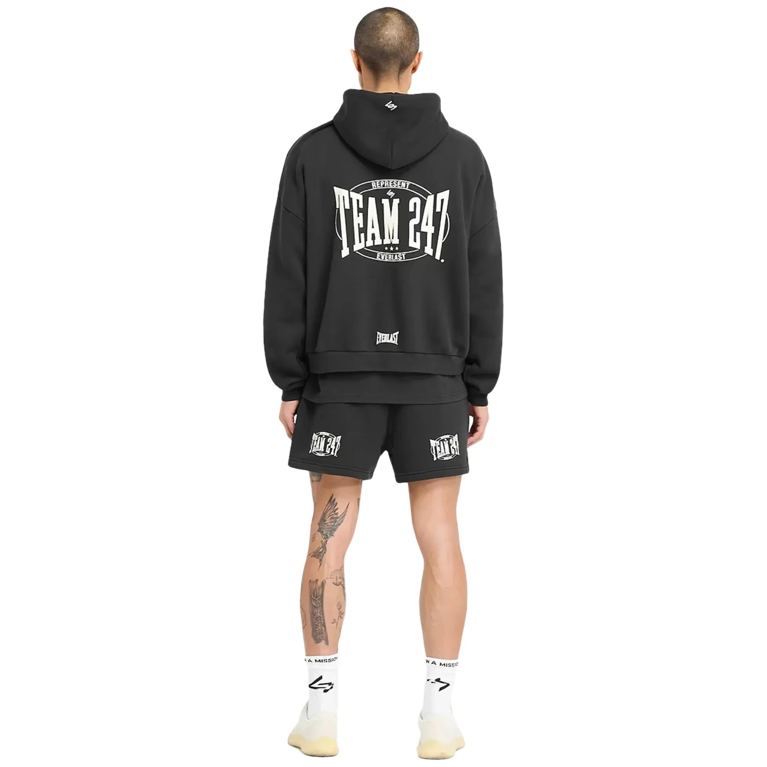 Represent 247 X Everlast Training Camp Boxy Off Black Hoodie 5 Represent 247 X Everlast Training Camp Boxy Off Black Hoodie - Image 5