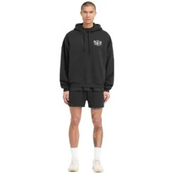Represent 247 X Everlast Training Camp Boxy Off Black Hoodie 13 Represent 247 X Everlast Training Camp Boxy Off Black Hoodie -Creps Lockers represent 247 x everlast training camp boxy off black hoodie 247m4102 171 model front
