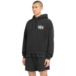 Represent 247 X Everlast Training Camp Boxy Off Black Hoodie 11 Represent 247 X Everlast Training Camp Boxy Off Black Hoodie -Creps Lockers represent 247 x everlast training camp boxy off black hoodie 247m4102 171 side detail