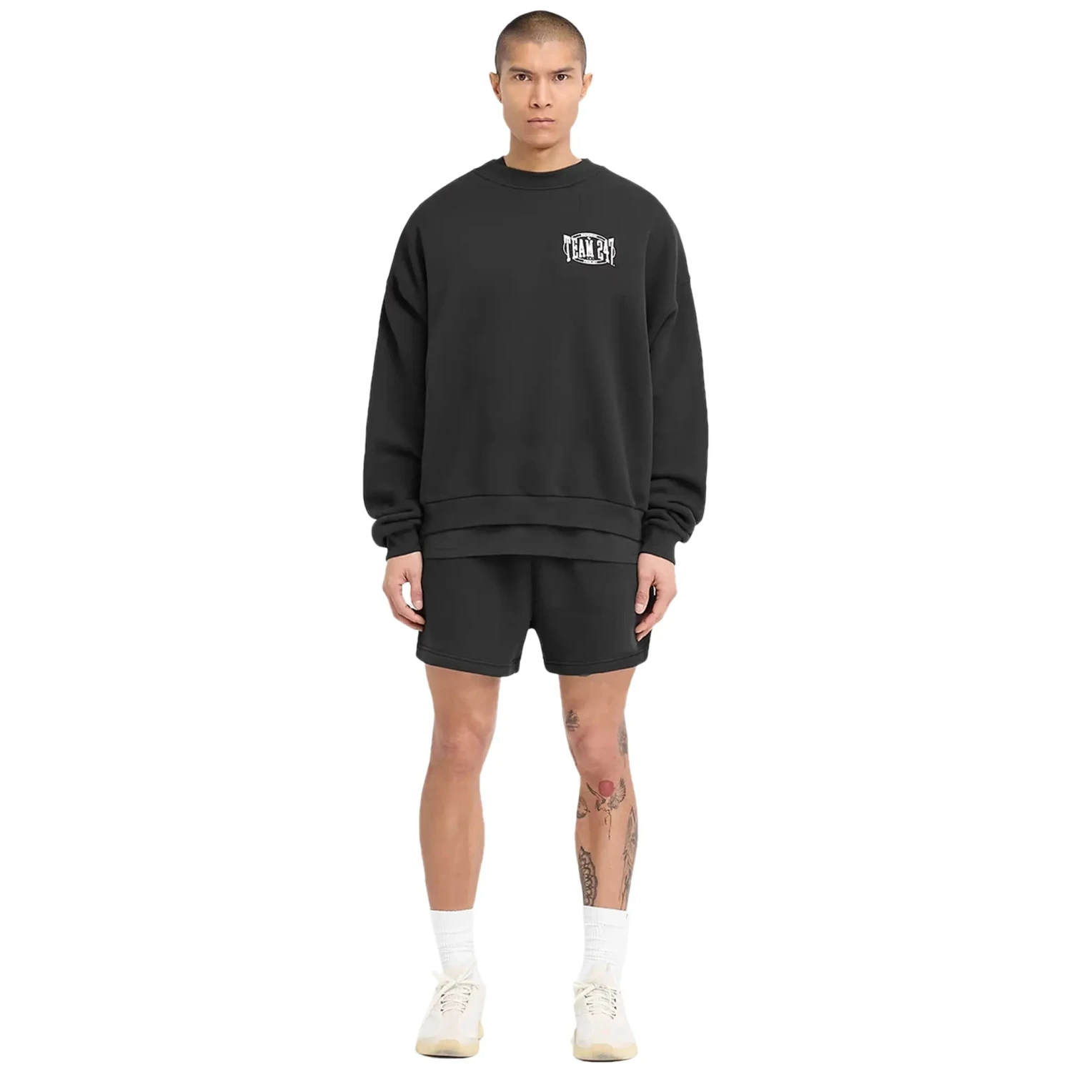 Represent 247 X Everlast Training Camp Boxy Off Black Sweatshirt 6 Represent 247 X Everlast Training Camp Boxy Off Black Sweatshirt - Image 6