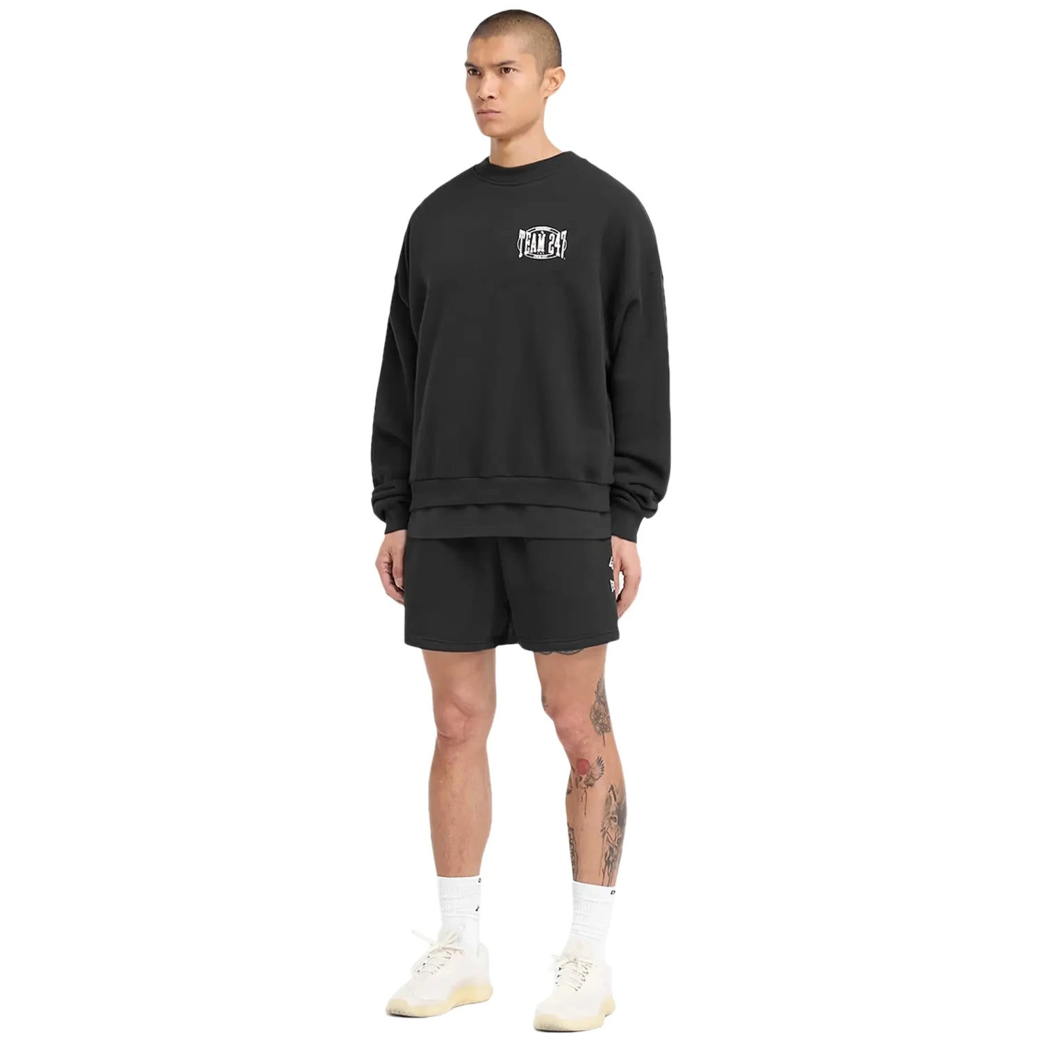 Represent 247 X Everlast Training Camp Boxy Off Black Sweatshirt 7 Represent 247 X Everlast Training Camp Boxy Off Black Sweatshirt - Image 7