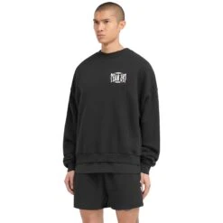 Represent 247 X Everlast Training Camp Boxy Off Black Sweatshirt 10 Represent 247 X Everlast Training Camp Boxy Off Black Sweatshirt -Creps Lockers represent 247 x everlast training camp boxy off black sweatshirt 247m499 171 side detail