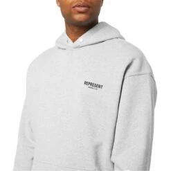 Represent Owners Club Ash Grey Hoodie -Creps Lockers represent owners club ash grey hoodie m04153 302 model chest