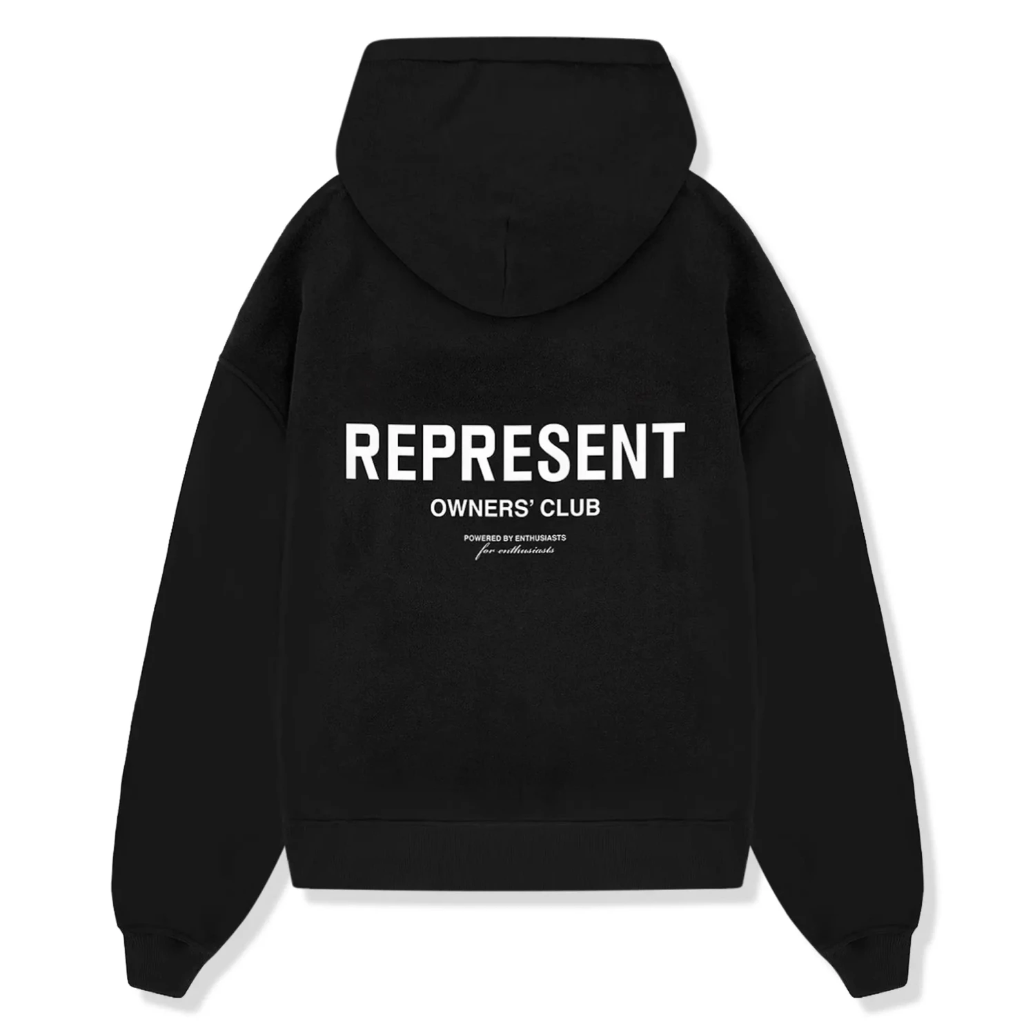 Represent Owners Club Zip-Up Black Hoodie 2 Represent Owners Club Zip-Up Black Hoodie - Image 2