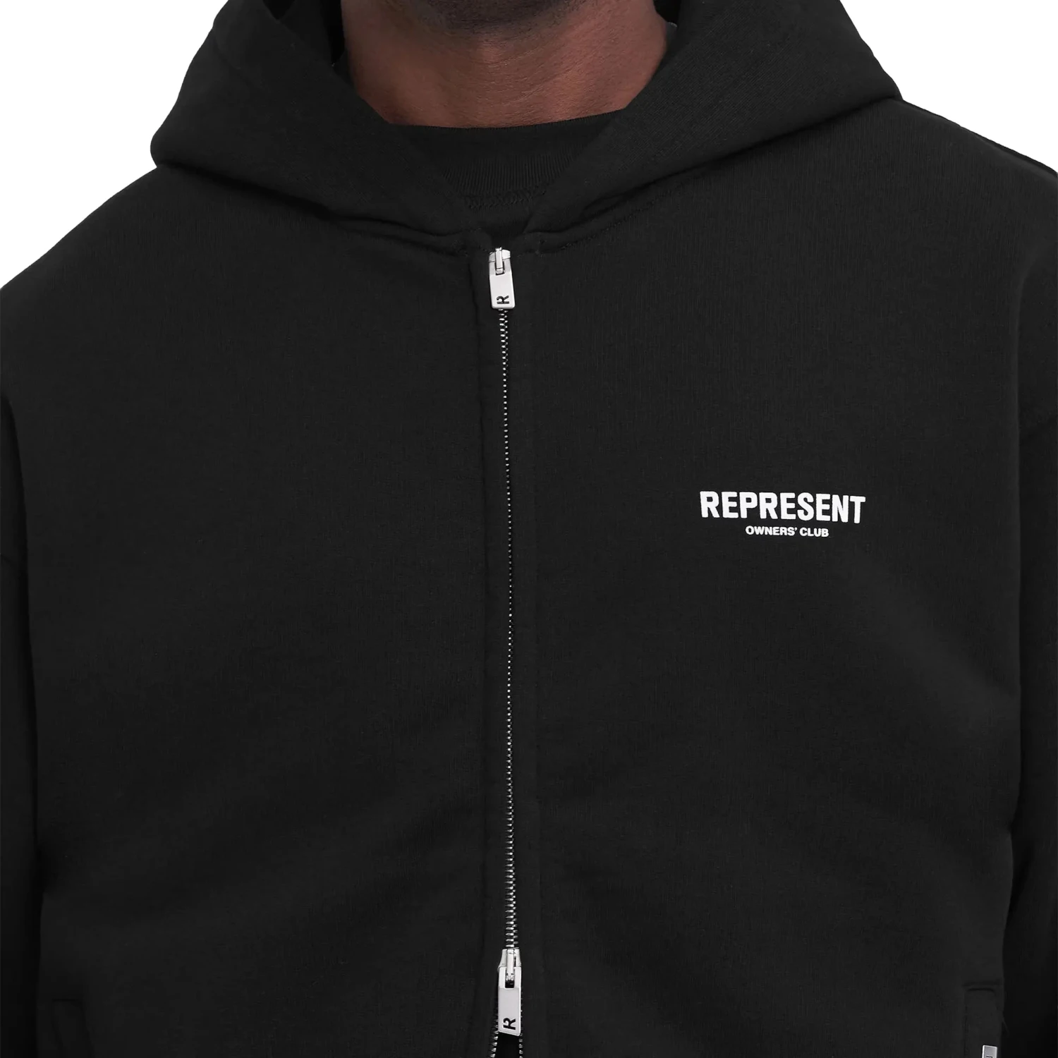 Represent Owners Club Zip-Up Black Hoodie 6 Represent Owners Club Zip-Up Black Hoodie - Image 6