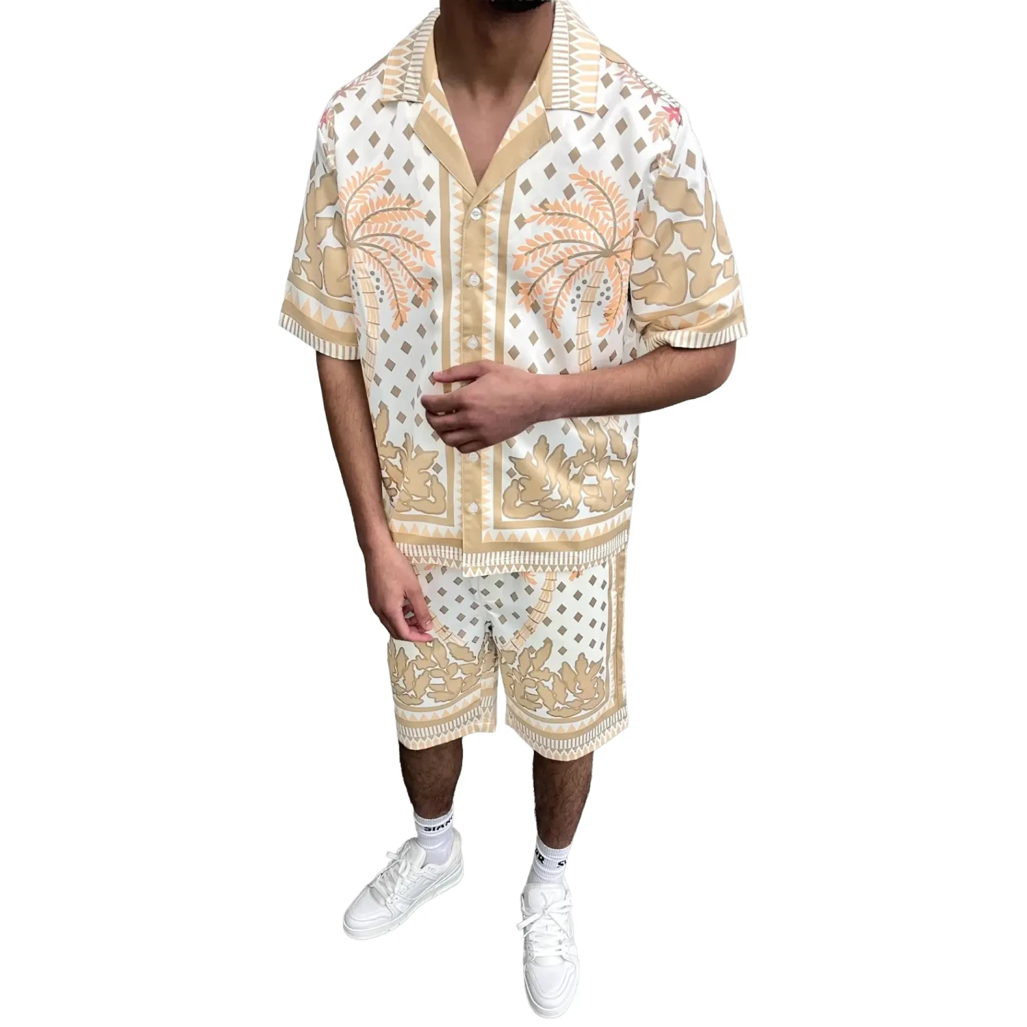 SIARR Beefa Beige Shorts 3 SIARR Beefa Beige Shorts - Image 3