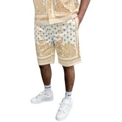 SIARR Beefa Beige Shorts 7 SIARR Beefa Beige Shorts -Creps Lockers siarr beefa beige shirt front lower 5a0bf6d3 8b55 447d 9792 85d6d8407ef7