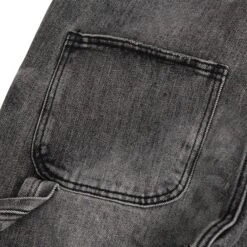 SIARR Carpenter Jeans Dark Grey -Creps Lockers siarr carpenter jeans dark grey back pocket