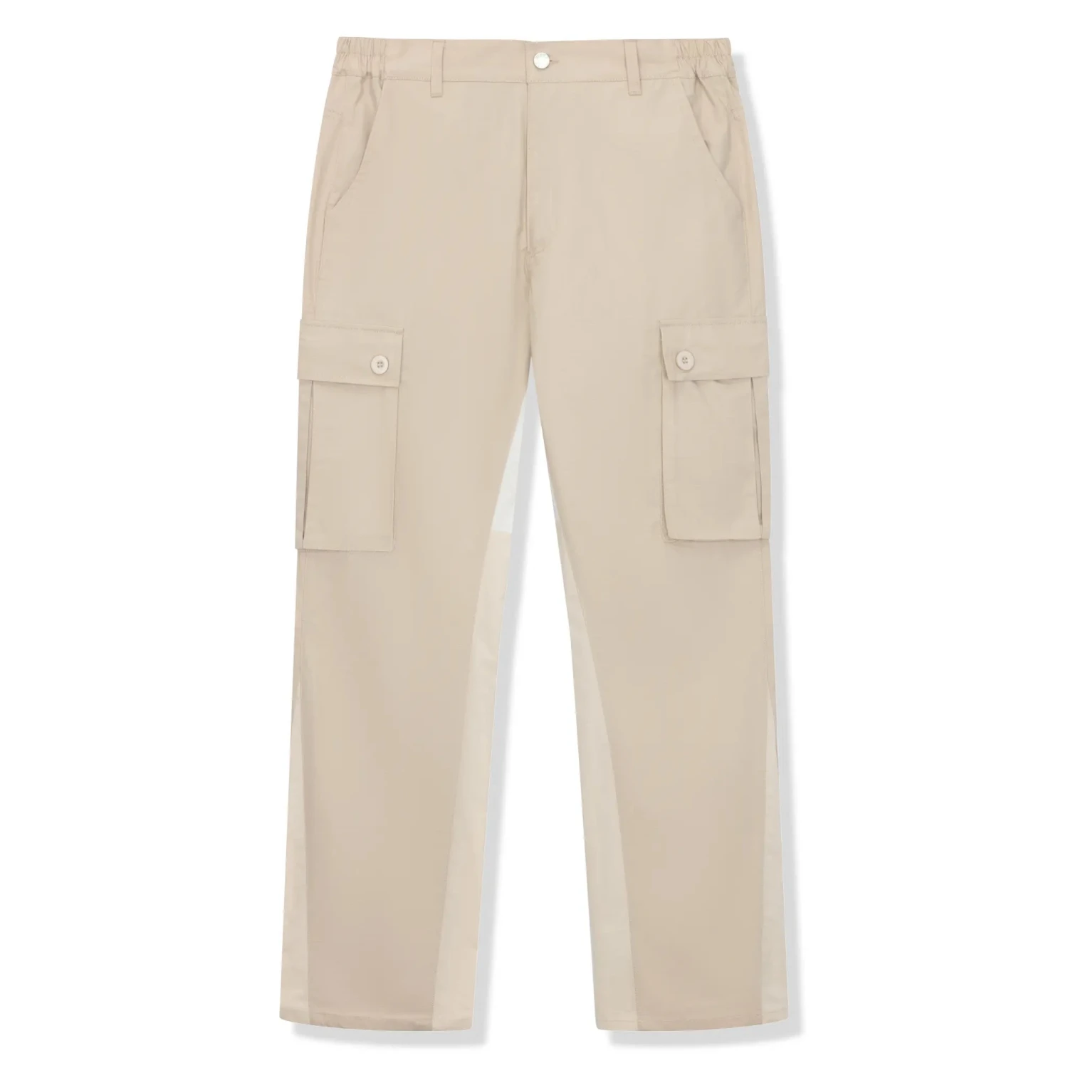 SIARR Flared Cream Cargo Pants 1 SIARR Flared Cream Cargo Pants