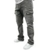 SIARR Flared Cargo Jeans Lead