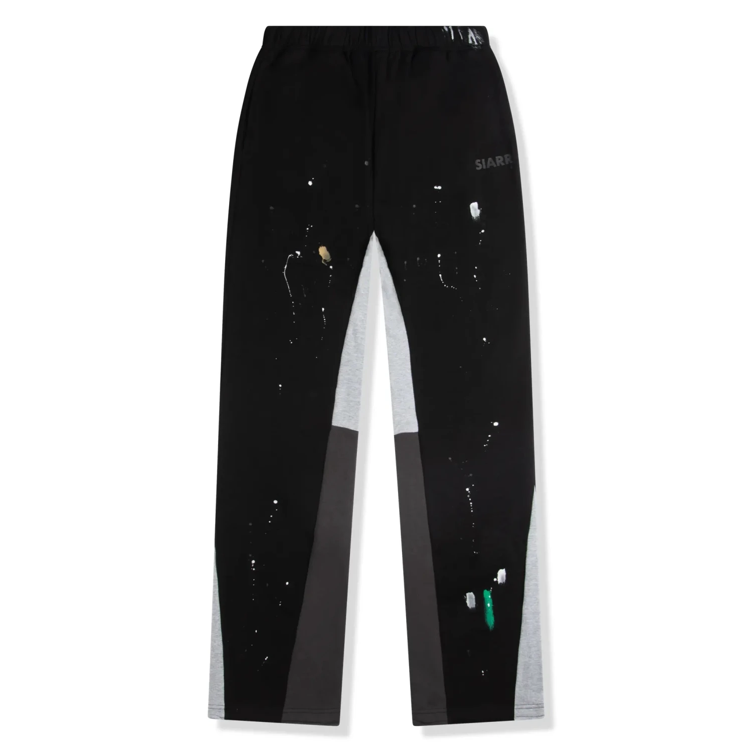 SIARR Flared Joggers Black Paint 1 SIARR Flared Joggers Black Paint