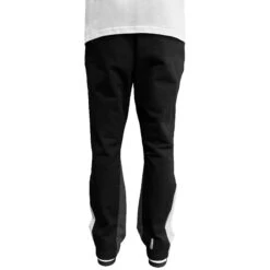 SIARR Flared Joggers Black Paint 15 SIARR Flared Joggers Black Paint -Creps Lockers siarr flared joggers black paint model back 2