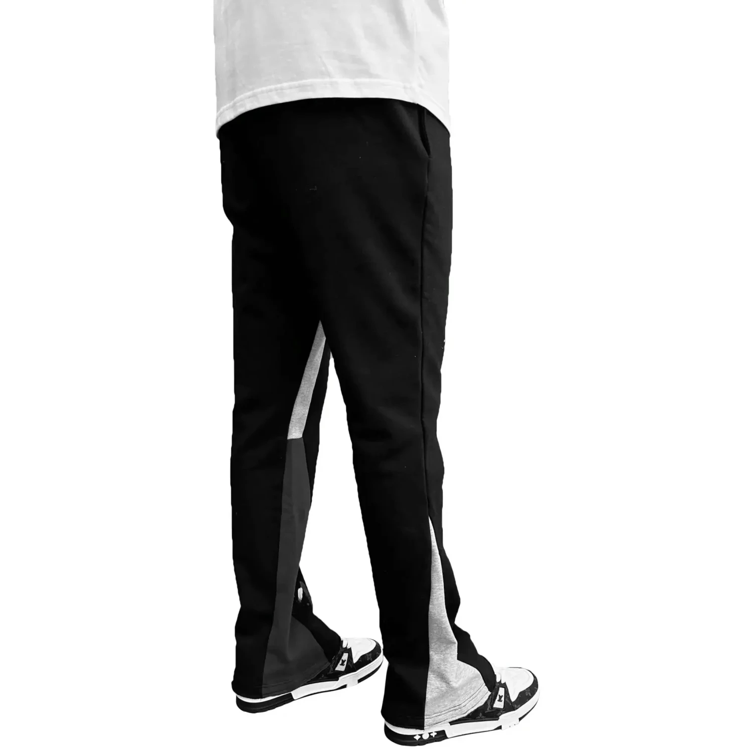 SIARR Flared Joggers Black Paint 6 SIARR Flared Joggers Black Paint - Image 6