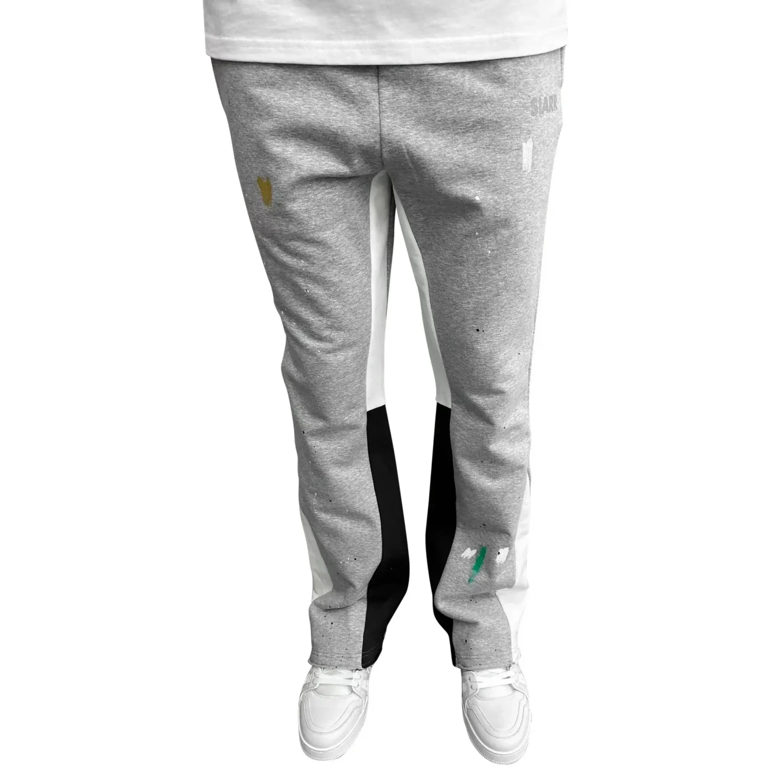 SIARR Flared Joggers Grey Paint 4 SIARR Flared Joggers Grey Paint - Image 4