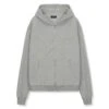 SIARR Light Grey Zip-Up Hoodie
