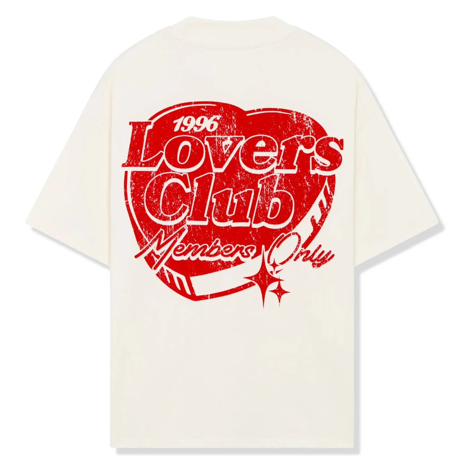 SIARR Lovers Club Off White T Shirt 2 SIARR Lovers Club Off White T Shirt - Image 2