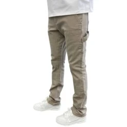 SIARR Rio Jeans Beige 8 SIARR Rio Jeans Beige -Creps Lockers siarr rio jeans beige model side