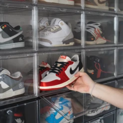 Sneak Spply Stack V1 Storage Crate Clear (2 Pack) -Creps Lockers sneak spply stack v1 storage crate clear 2 pack in hand