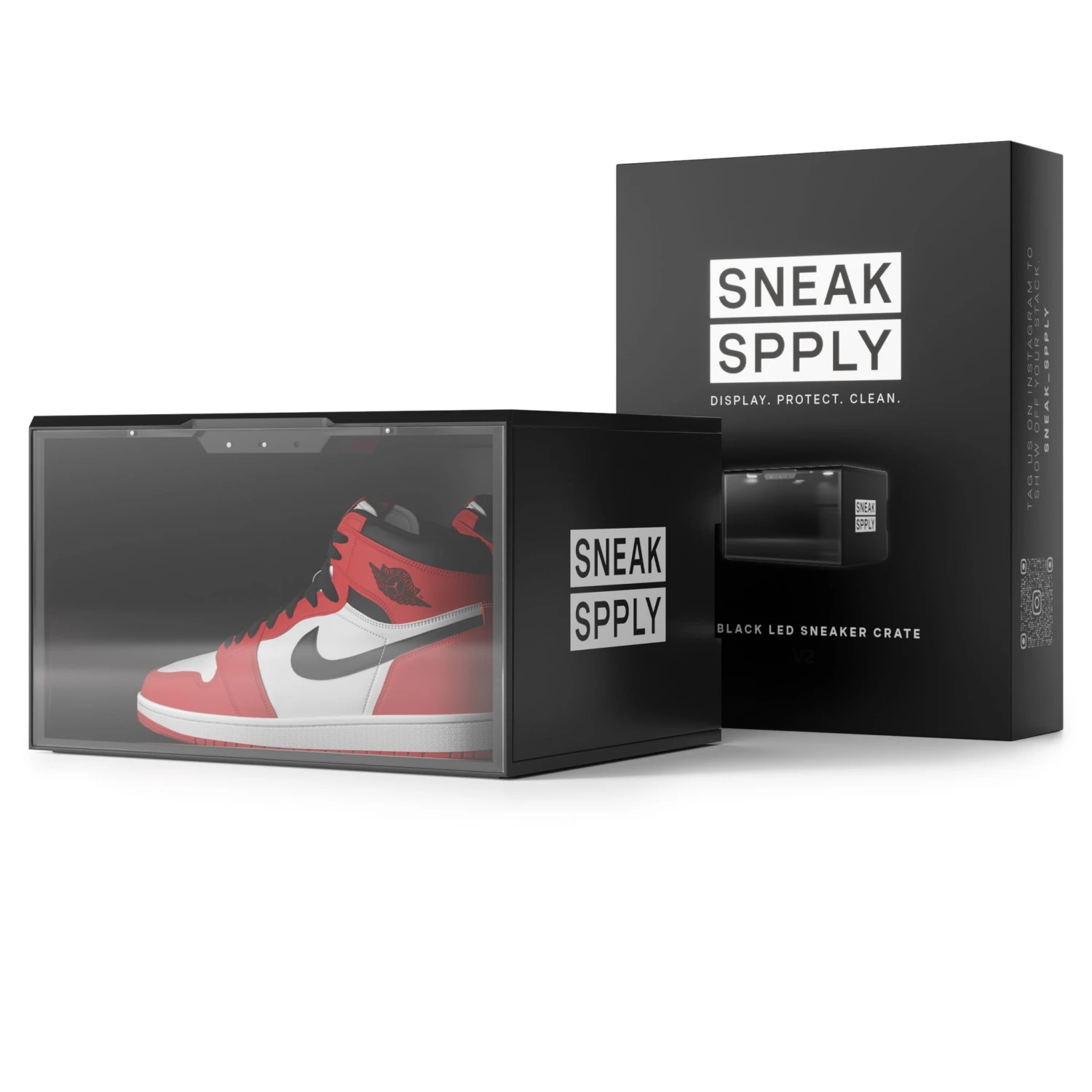 Sneak Spply Stack V2 Led Storage Crate Black 3 Sneak Spply Stack V2 Led Storage Crate Black - Image 3