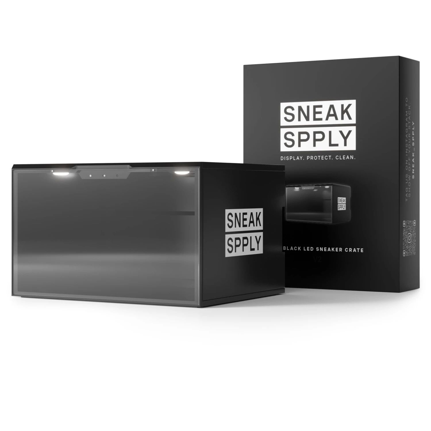 Sneak Spply Stack V2 Led Storage Crate Black 4 Sneak Spply Stack V2 Led Storage Crate Black - Image 4