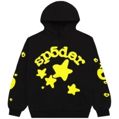 Sp5der Beluga Onyx Yellow Hoodie