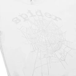 Sp5der OG Rhinestone Logo White Hoodie 5 Sp5der OG Rhinestone Logo White Hoodie -Creps Lockers sp5der og rhinestone logo white hoodie logo